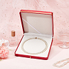 PU Leather Single Necklace Storage Gift Box AJEW-WH0475-08A-5