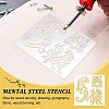 Stainless Steel Cutting Dies Stencils DIY-WH0279-006-4