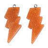 Natural Red Aventurine Pendants G-N332-53-A19-1