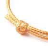 Braided Waxed Polyester Cord Bracelet Making Accessories AJEW-JB01077-4