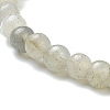 Natural Labradorite Beaded Stretch Bracelets BJEW-A117-A-42-3