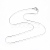 304 Stainless Steel Coreana Chain Necklaces NJEW-L160-011P-2