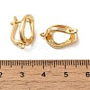 Brass Earring Findings KK-O100-01G-3