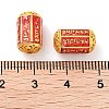 Alloy Enamel Beads ENAM-B001-01-3