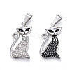 316 Surgical Stainless Steel Pendants STAS-H347-04-1