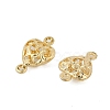 Brass Hollow Connector Charms KK-S395-03G-2