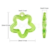 Transparent Acrylic Pendants TACR-R7-M-3