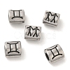 Oval with Constellation 304 Stainless Steel Beads STAS-E215-05AS-07-1
