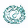 Electroplate Glass Beads Strands X-EGLA-S194-03A-A04-2
