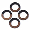 Resin & Walnut Wood Pendants X-RESI-T035-10-1