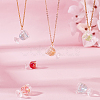 Resin Cup Pendants CRES-NB0001-17-2