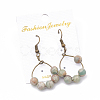 Natural Aqua Terra Jasper Dangle Earrings EJEW-S202-011B-2