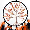 Tree of Life Woven Net/Web with Feather Pendant Decoration PW-WG35A45-01-5