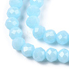 Electroplate Glass Beads Strands X-EGLA-A034-P10mm-A04-2