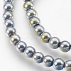 Electroplate Non-magnetic Synthetic Hematite Beads G-I200-02-4mm-3