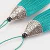 Nylon Tassels Big Pendant Decorations X-HJEW-G010-A18-2