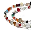 Mixed Electroplate Glass Beads Strands X-EGLA-A003-01-3