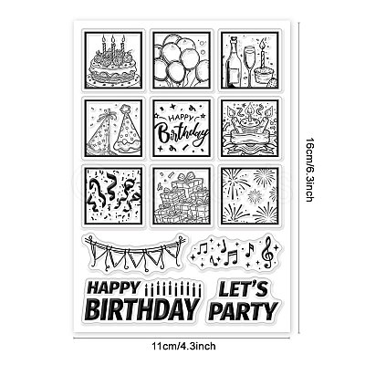 Custom Summer Theme PVC Plastic Clear Stamps DIY-WH0631-0097-1