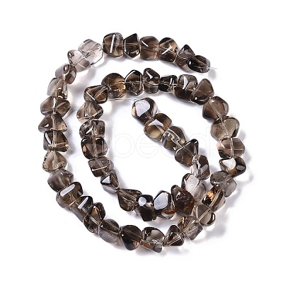 Natural Smoky Quartz Beads Strands G-B072-C01-01-1