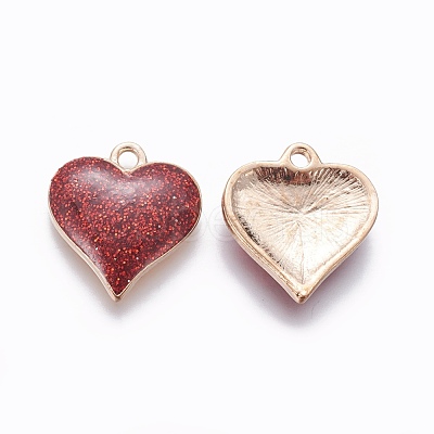 Alloy Enamel Pendants ENAM-L017-G-1