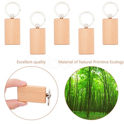 Wood Keychain WOOD-I004-62-1