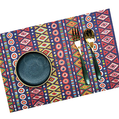 Plastic Washable Placemat BOHO-PW0001-079-20-1