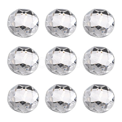 Acrylic Rhinestone Cabochon PGO-20mm38-1