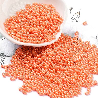 Opaque Colours Glass Seed Beads SEED-A033-06D-1