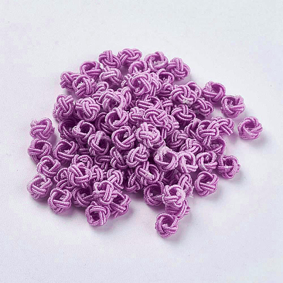 Polyester Weave Beads WOVE-K001-A17-1