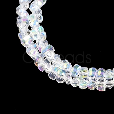 Electroplate Glass Beads Strands EGLA-B007-01A-AB01-1