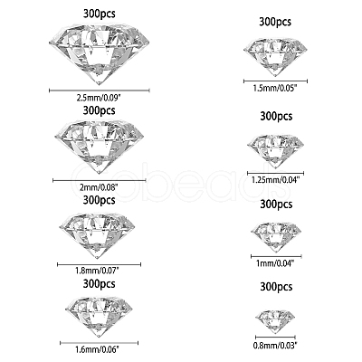 Cubic Zirconia Cabochons ZIRC-PH0002-20-1