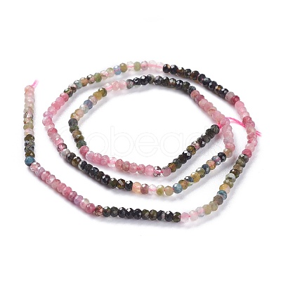 Natural Tourmaline Beads Strands G-A026-C08-1