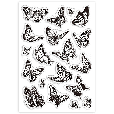 Custom Summer Theme PVC Plastic Clear Stamps DIY-WH0631-0055-1