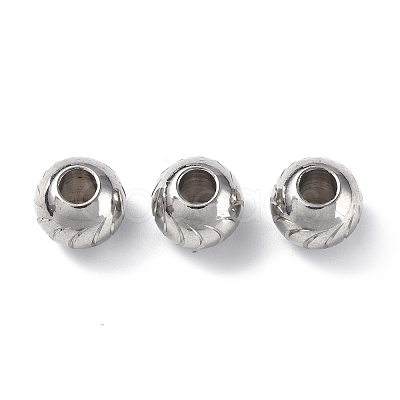 Non-Tarnish 201 Stainless Steel Beads STAS-G298-02C-P-1