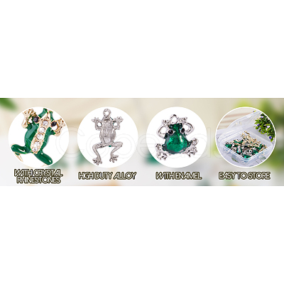 Alloy Enamel Pendants ENAM-TA0001-19-1