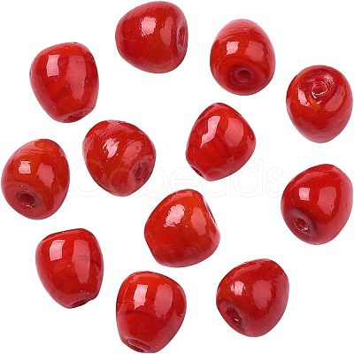 PandaHall Elite 100Pcs Handmade Lampwork Beads LAMP-PH0001-19-1