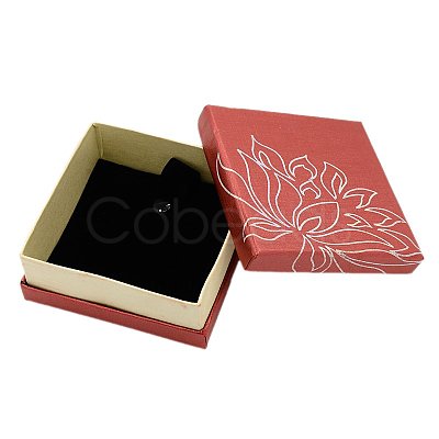 Square Shaped Cardboard Bracelet Bangle Boxes for Gifts Wrapping CBOX-A004-03-1