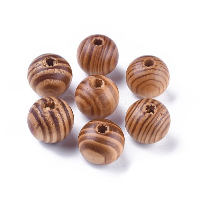 Round Natural Wood Beads X-WOOD-Q009-18mm-LF-1