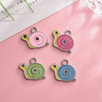 Alloy Enamel Pendants EAP069Y-1