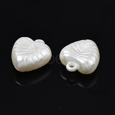 ABS Plastic Imitation Pearl Pendants KY-T023-010-1