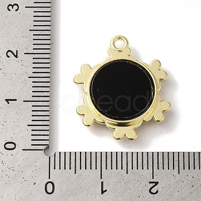 Flower Rack Plating Alloy Pendants FIND-I039-023B-G-1