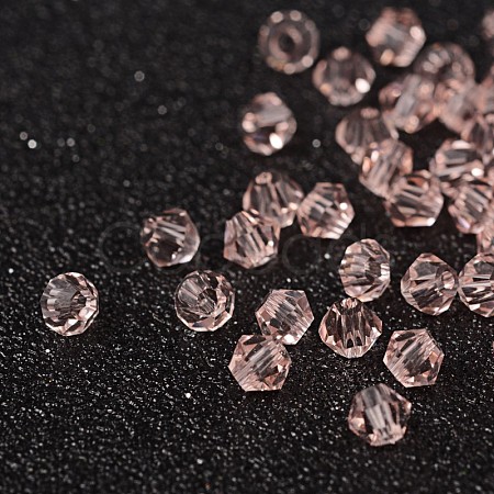 Faceted Bicone Imitation Crystallized Crystal Glass Beads X-G22QS122-1
