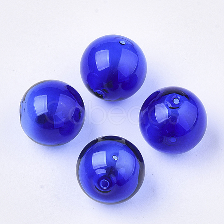 Handmade Blown Glass Beads X-BLOW-T001-32A-01-1