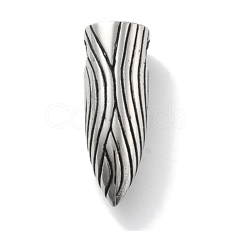 304 Stainless Steel Pendants STAS-Z098-08AS-1