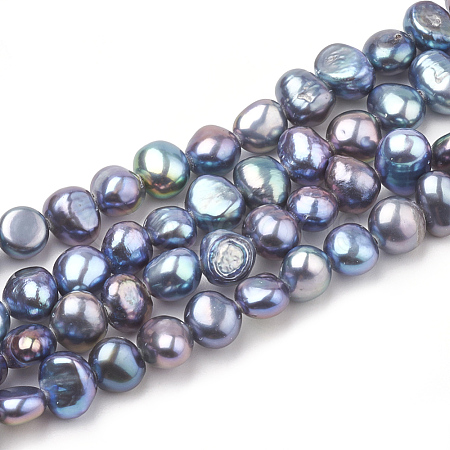 Natural Cultured Freshwater Pearl Beads Strands PEAR-S012-81A-1
