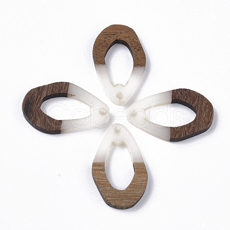 Resin & Walnut Wood Pendants RESI-T023-A-17H-1