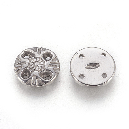304 Stainless Steel Buttons STAS-F175-25P-1