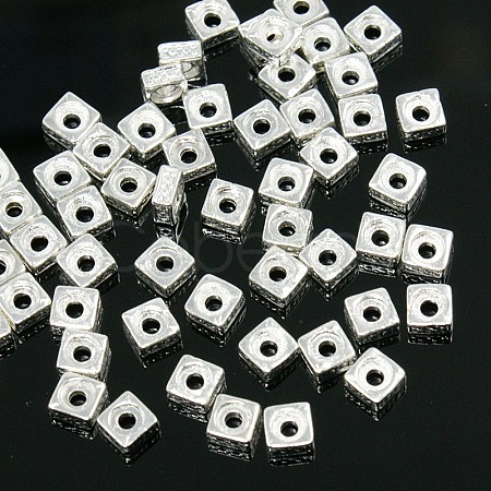 Tibetan Style Square Spacer Beads K096V021-1