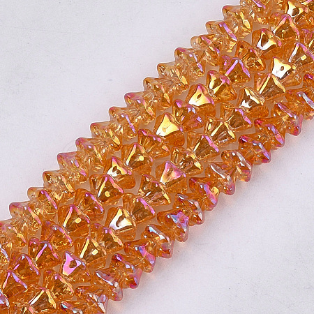 Electroplate Glass Beads Strands EGLA-T017-02A-1