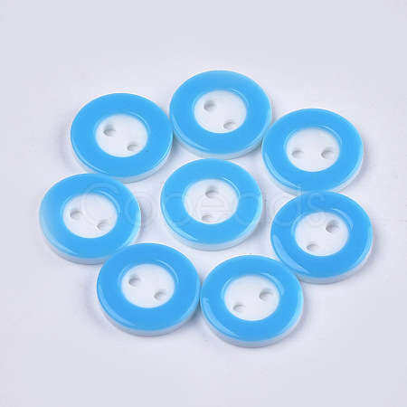 Resin Buttons BUTT-Q041-01I-1